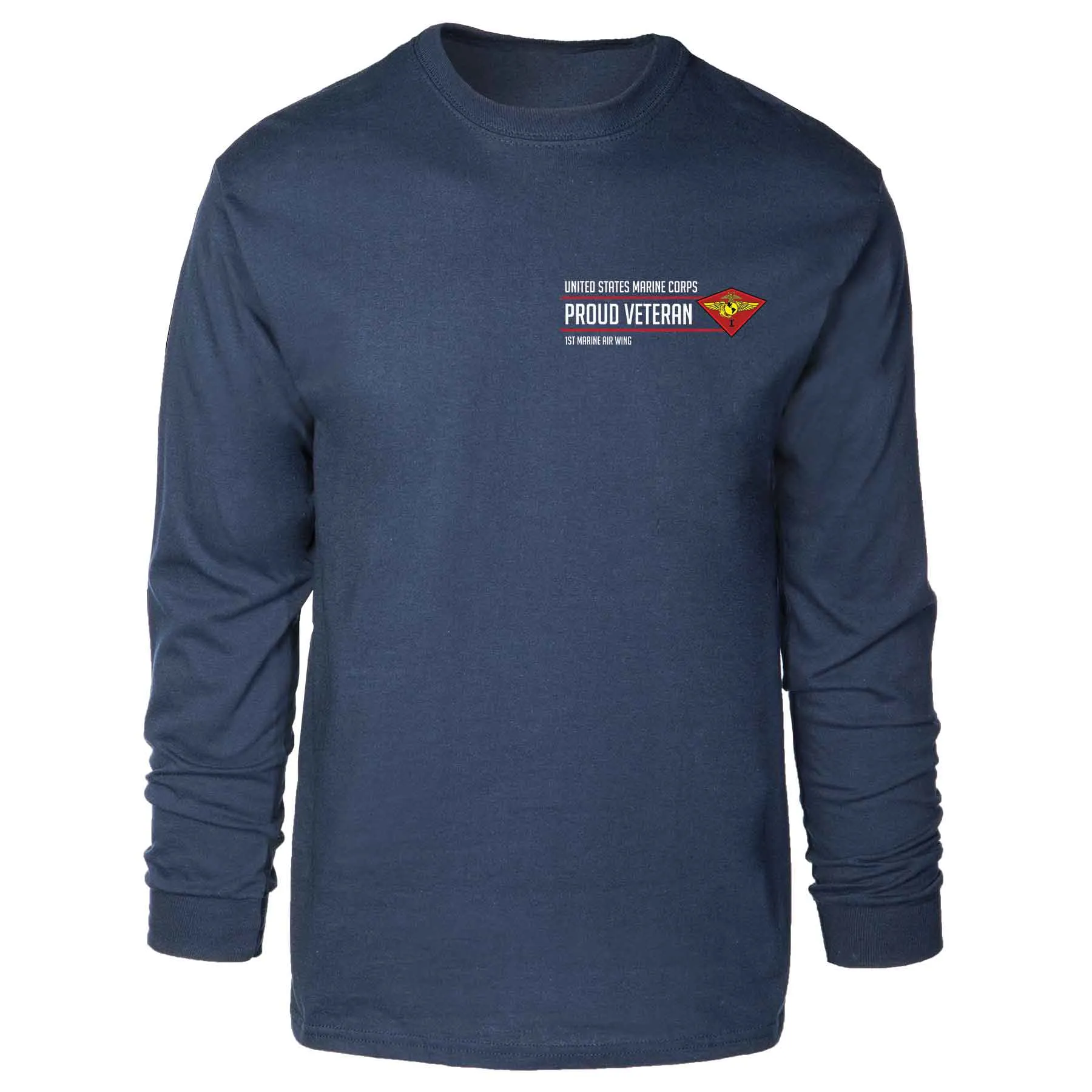 1st Marine Air Wing Proud Veteran Long Sleeve T-shirt