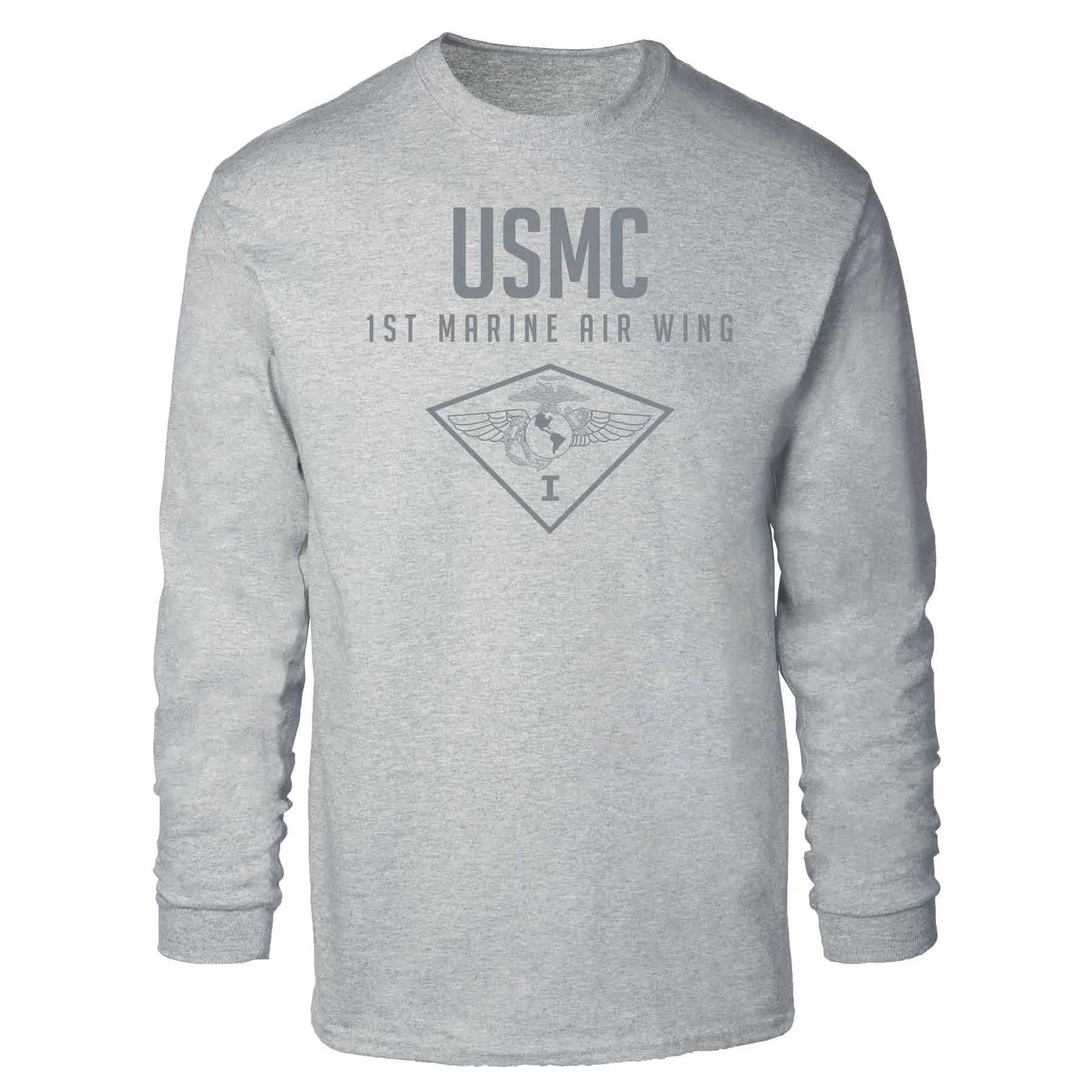 1st Marine Air Wing Tonal Long Sleeve T-shirt