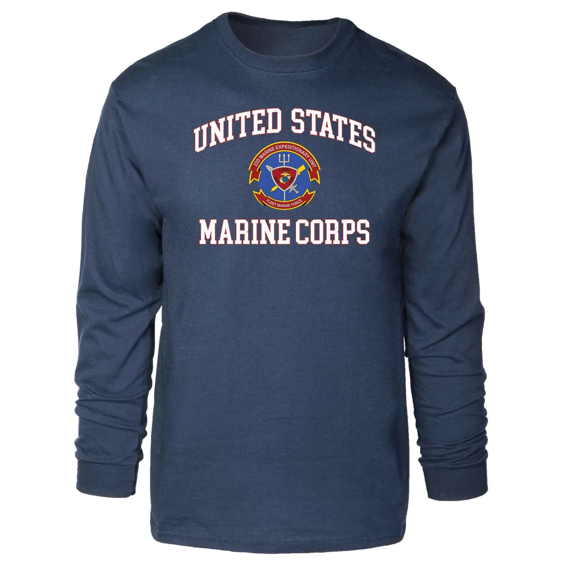 22nd MEU Fleet Marine Force USMC Long Sleeve T-shirt