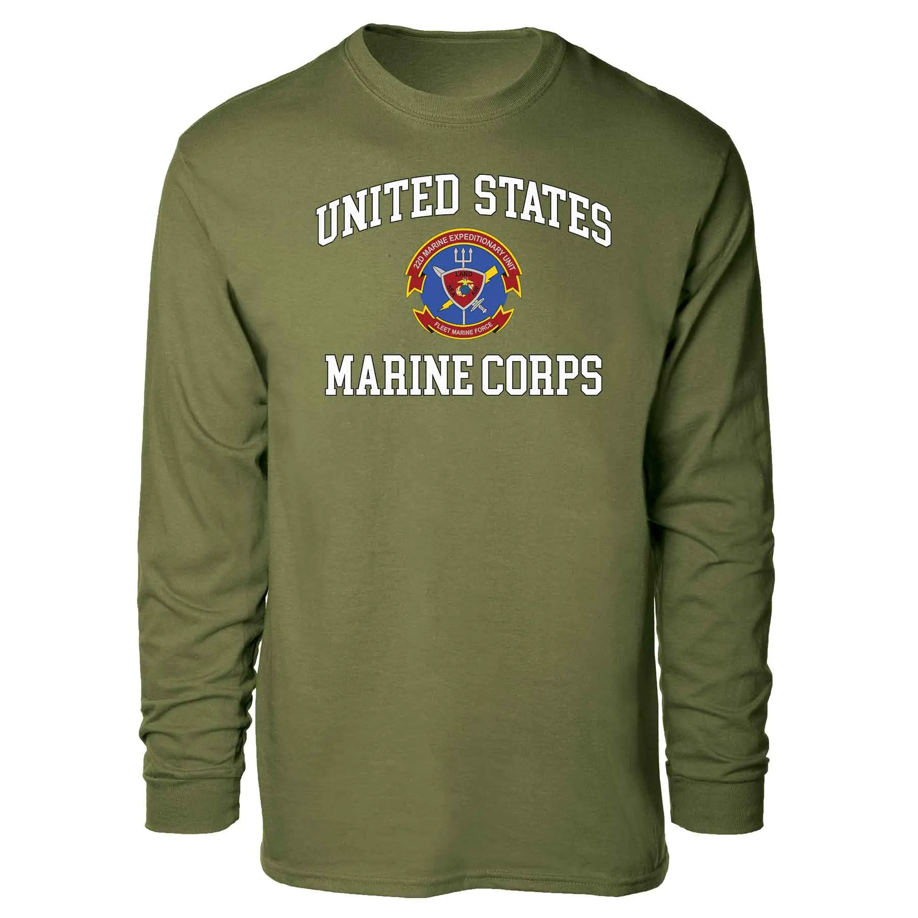 22nd MEU Fleet Marine Force USMC Long Sleeve T-shirt