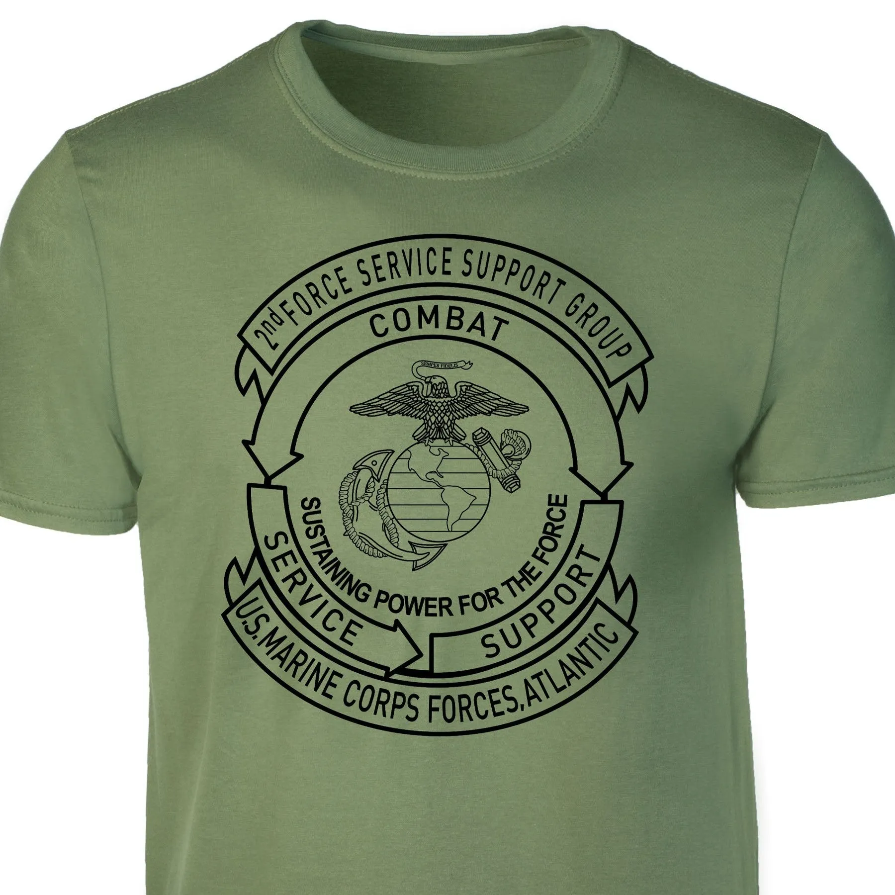 2nd FSSG - US Marine Corps Forces, Atlantic T-shirt