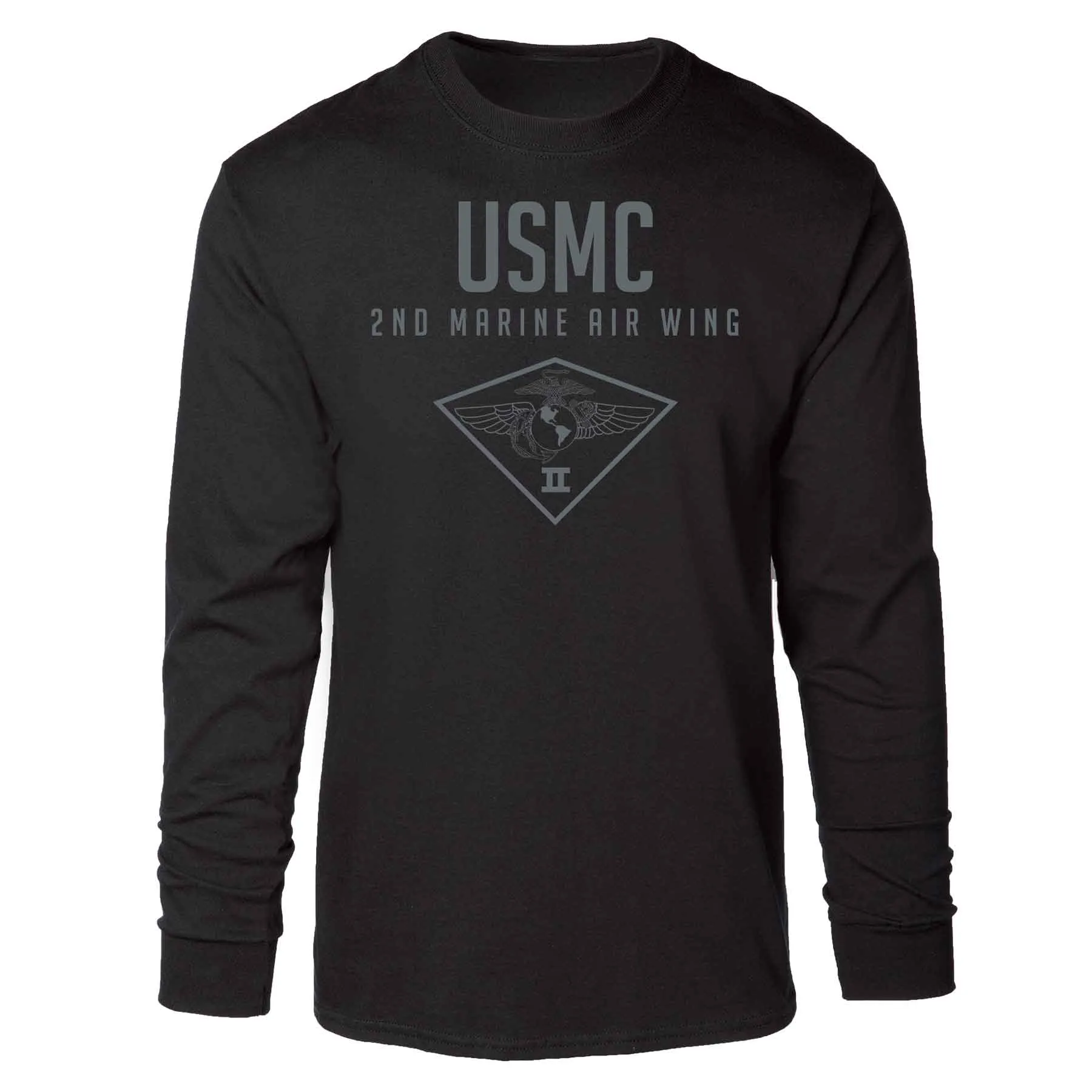 2nd Marine Air Wing Tonal Long Sleeve T-shirt