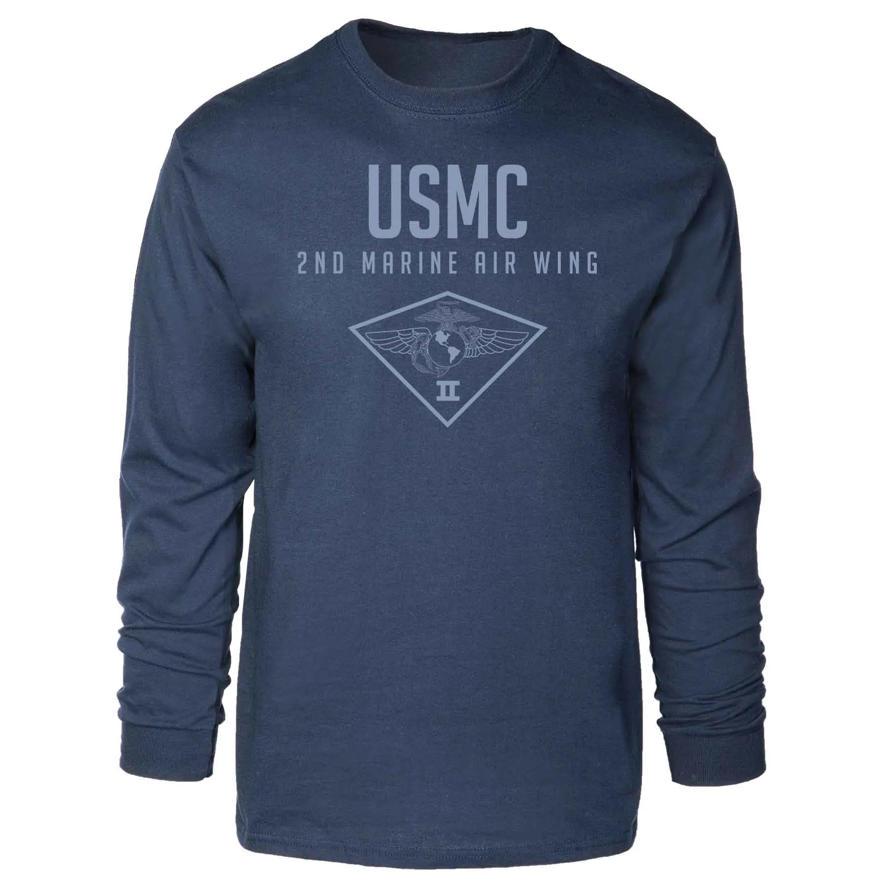 2nd Marine Air Wing Tonal Long Sleeve T-shirt