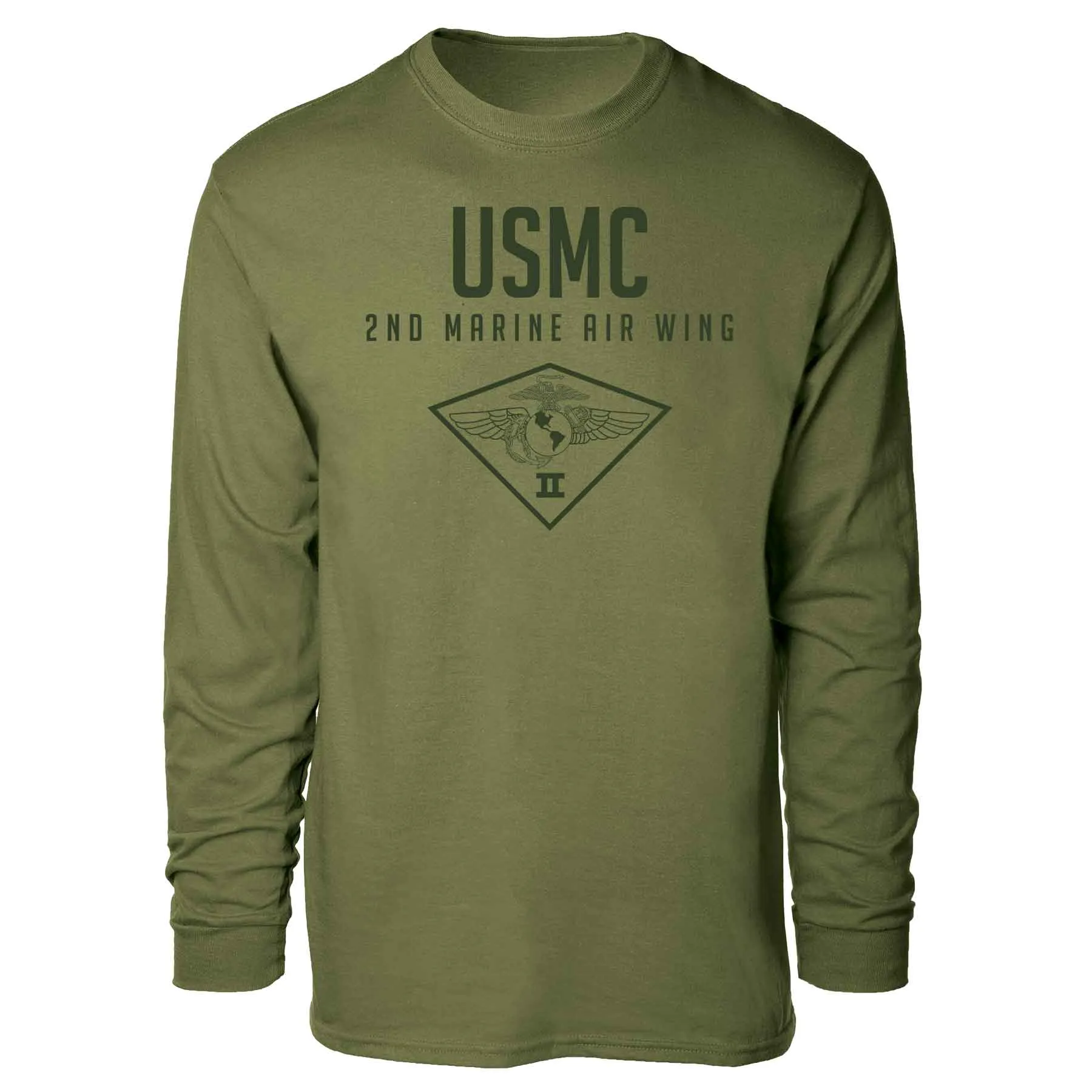 2nd Marine Air Wing Tonal Long Sleeve T-shirt