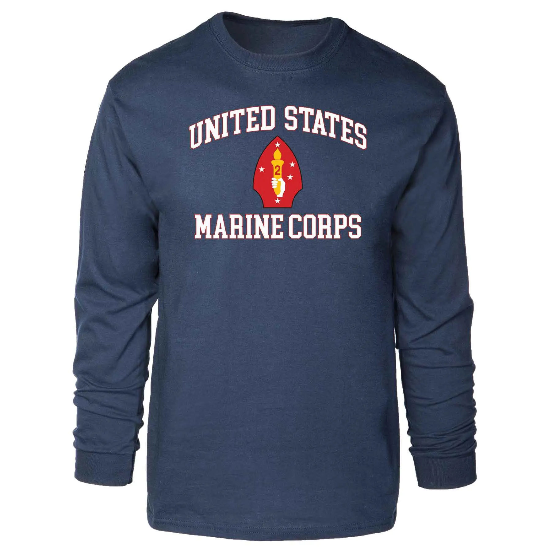 2nd Marine Division USMC Long Sleeve T-shirt