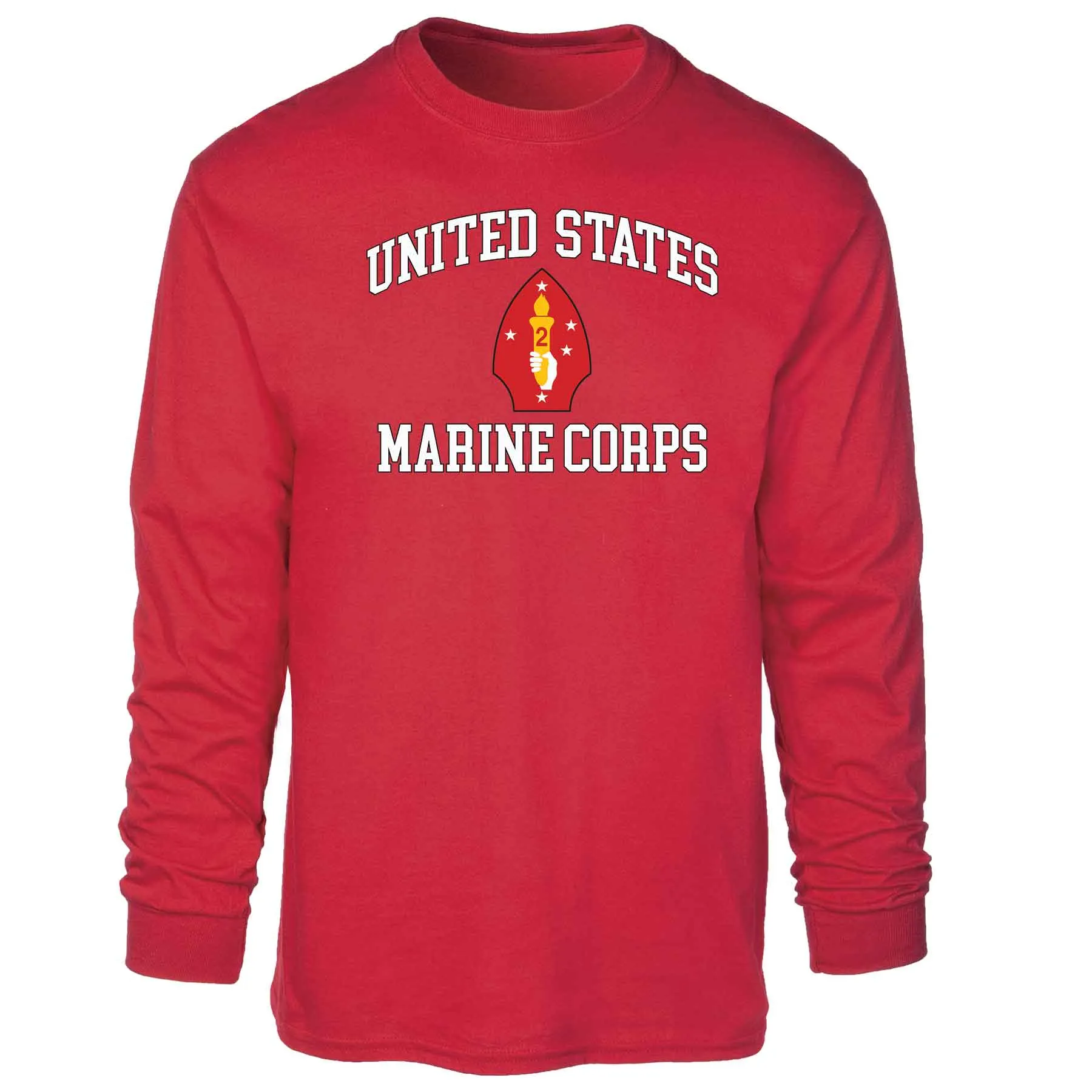 2nd Marine Division USMC Long Sleeve T-shirt