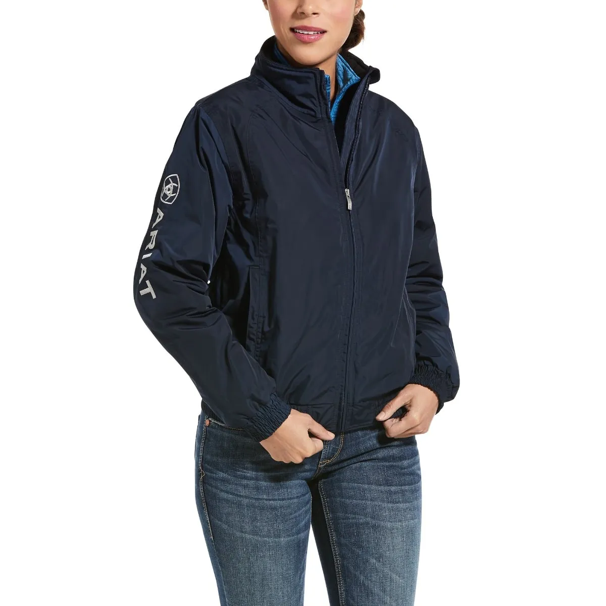 Ariat Ladies Team Stable Jacket Navy | Ingatestone Saddlery