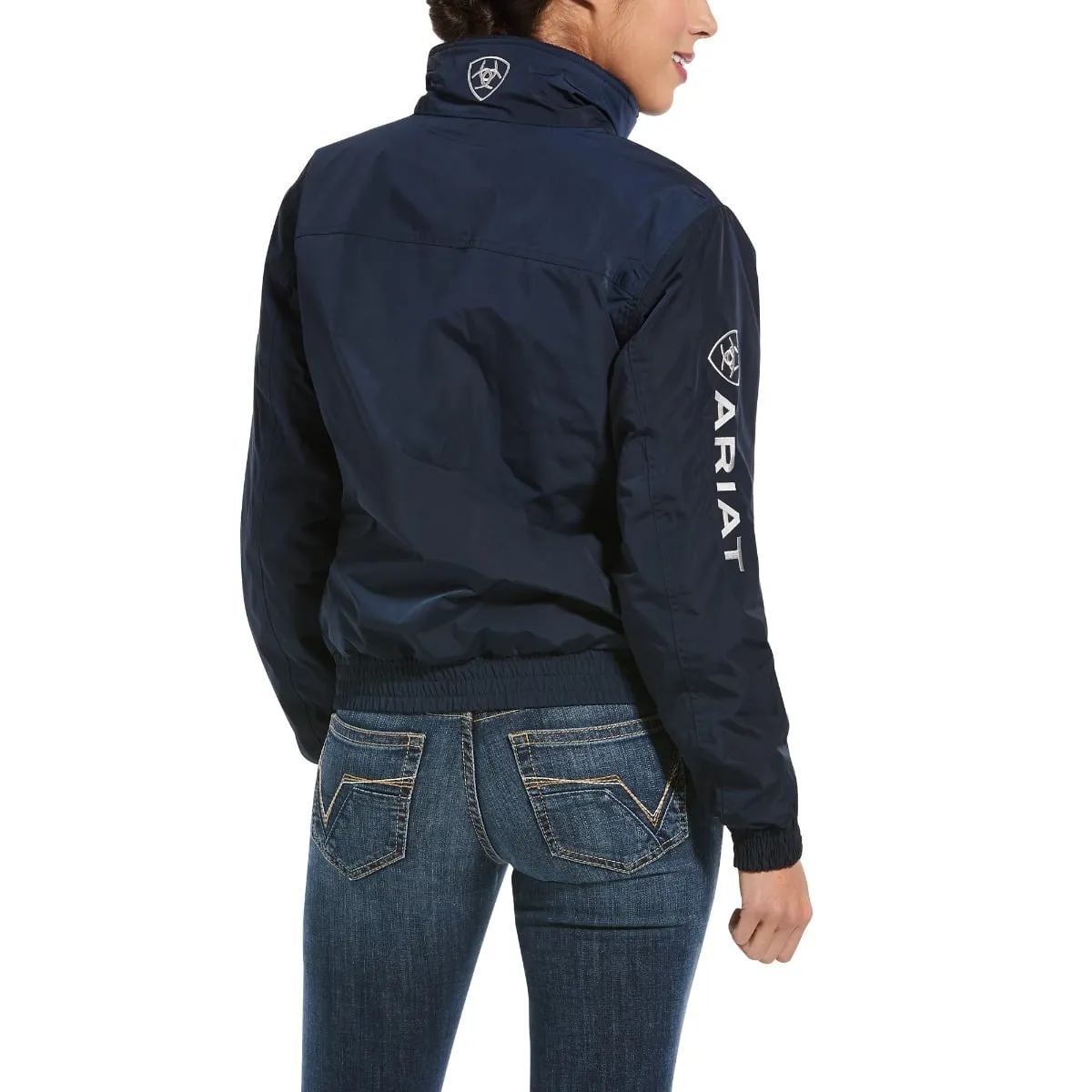 Ariat Ladies Team Stable Jacket Navy | Ingatestone Saddlery