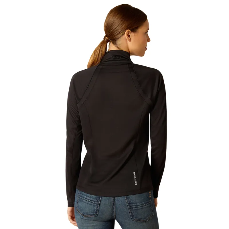 Ariat Sunstopper 3.0 Ladies Base Layer Top - Black