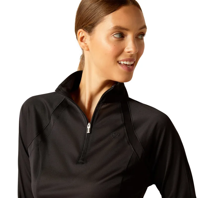 Ariat Sunstopper 3.0 Ladies Base Layer Top - Black