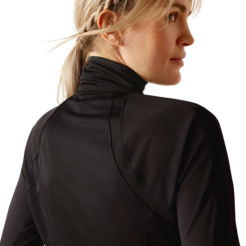 Ariat Sunstopper 3.0 Ladies Base Layer Top - Black