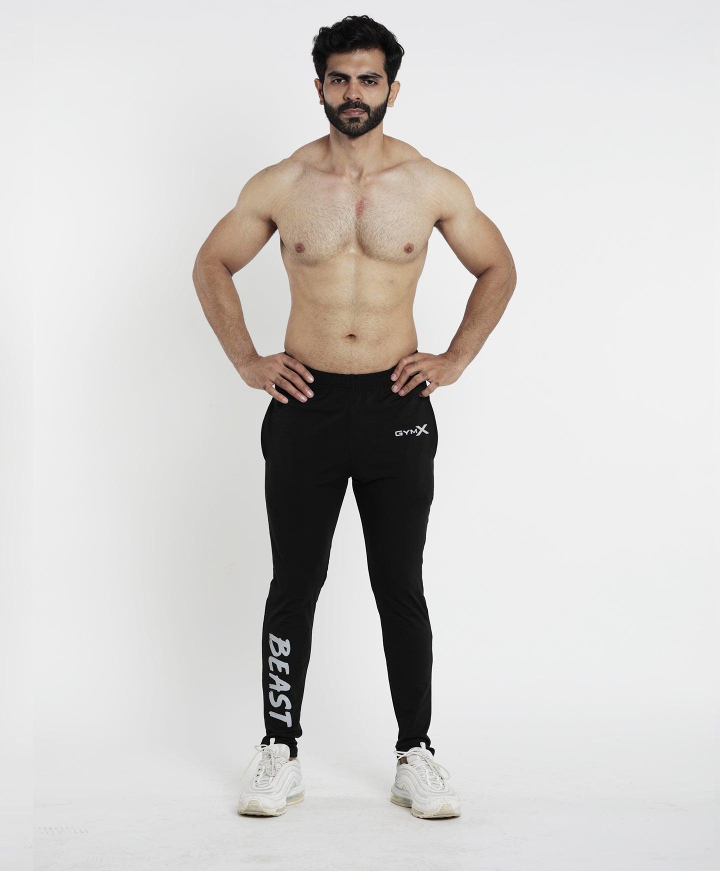 Beast Muscle Fit Bottoms- Jet Black- Sale