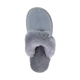 CASHMERE Sky Blue sheep slippers