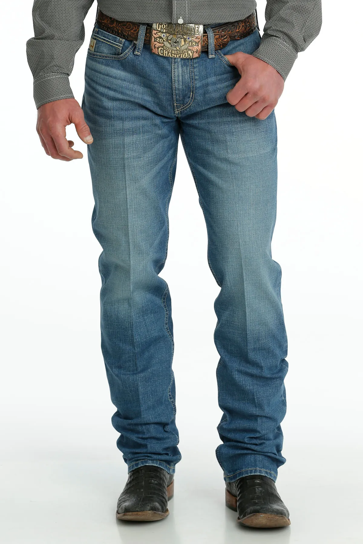 Cinch Mens Jesse Medium Wash Jeans