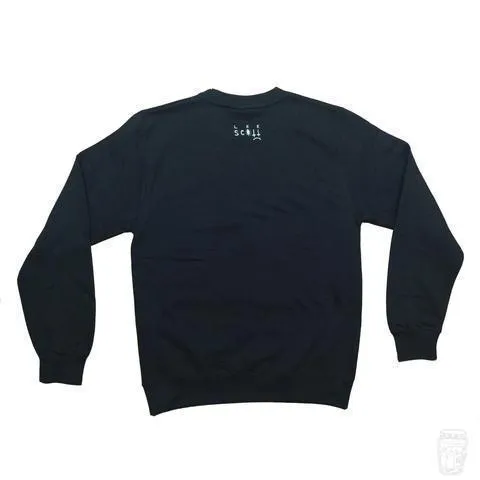 'Cross Face' Sweatshirt (Jet Black)