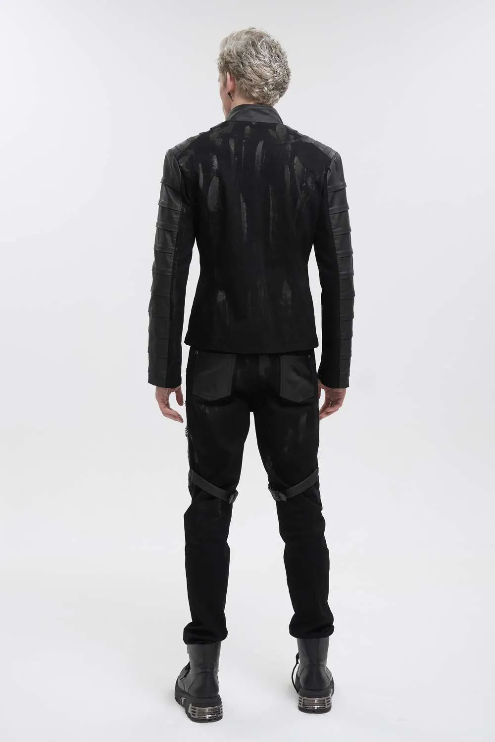 Devil Fashion - Casual Gothic Jacket with stand-up collar CT200 | Dark Ages