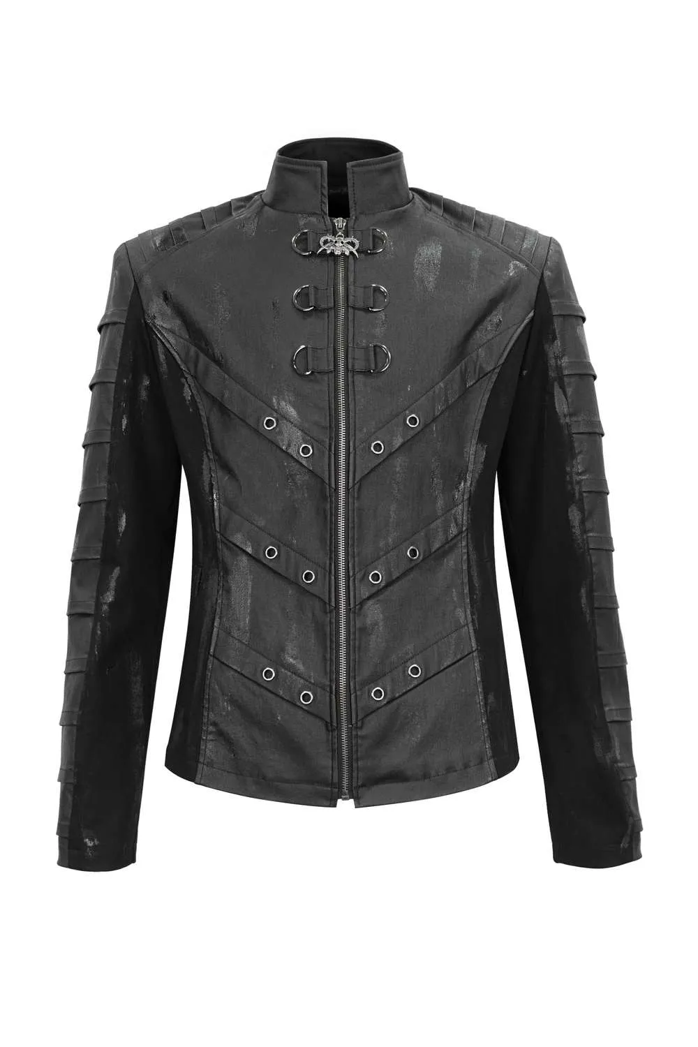 Devil Fashion - Casual Gothic Jacket with stand-up collar CT200 | Dark Ages