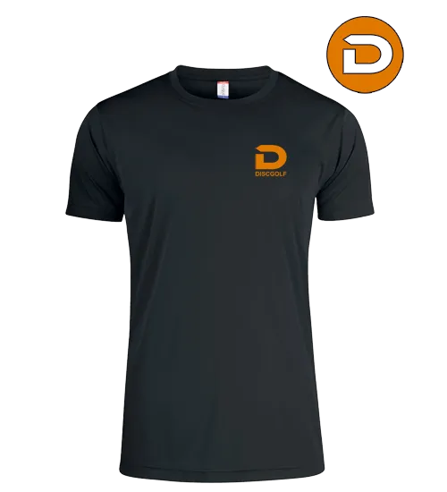 Discexpress & D Discgolf Funktions T-shirt (Herr)