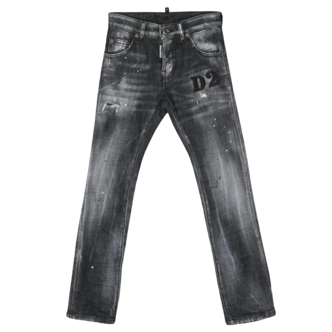 Dsquared2 Jeans Patch Logo Black