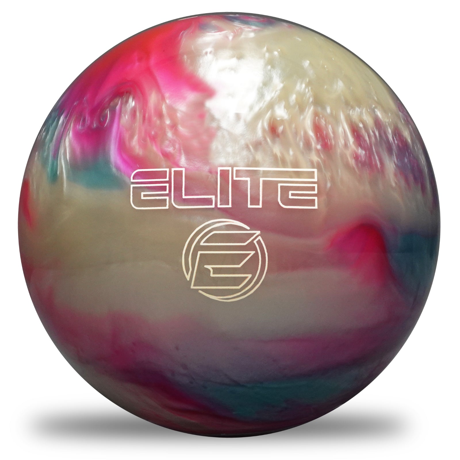 Elite Star Pink Sky Blue White Bowling Ball