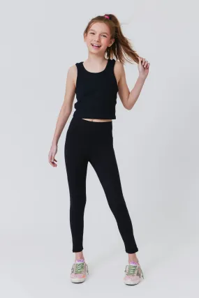 Girls TLC Legging in Jet Black