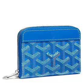 Goyard Matignon Sky Blue Mini Wallet