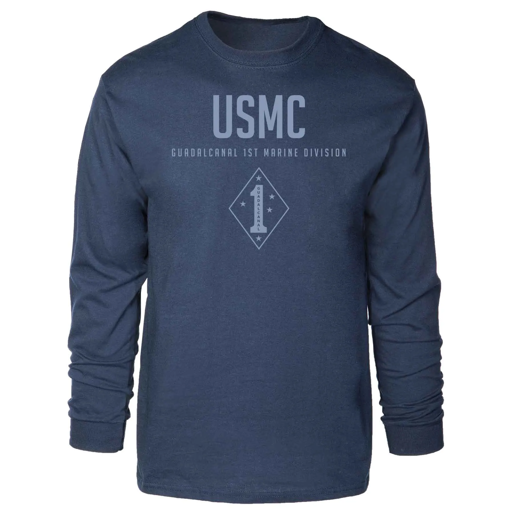 Guadalcanal 1st Marine Division Tonal Long Sleeve T-shirt