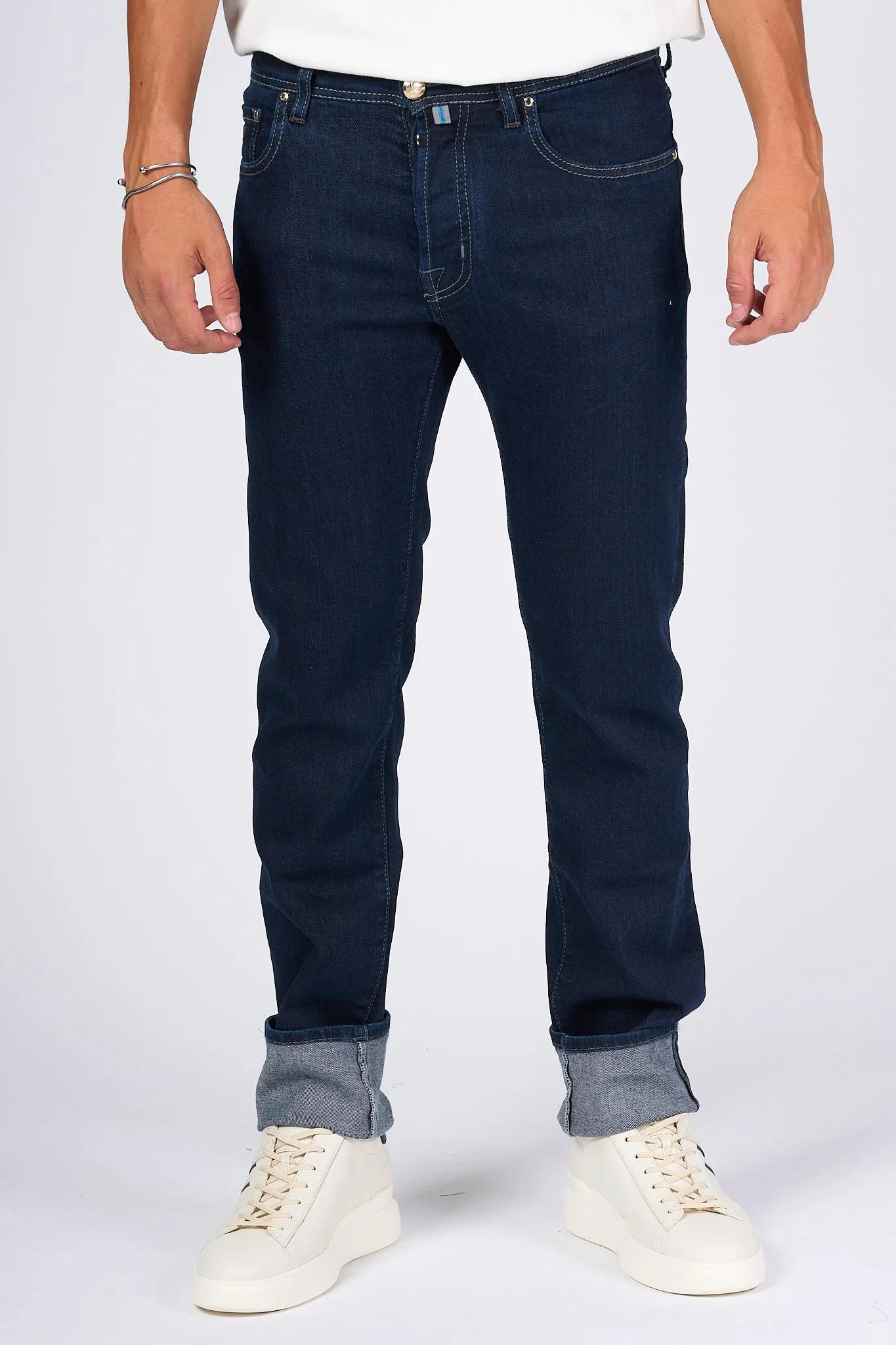 Jacob Cohen Jeans Denim Scuro Uomo