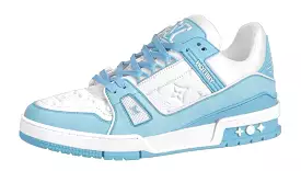 Louis Vuitton Trainer Low White Sky Blue