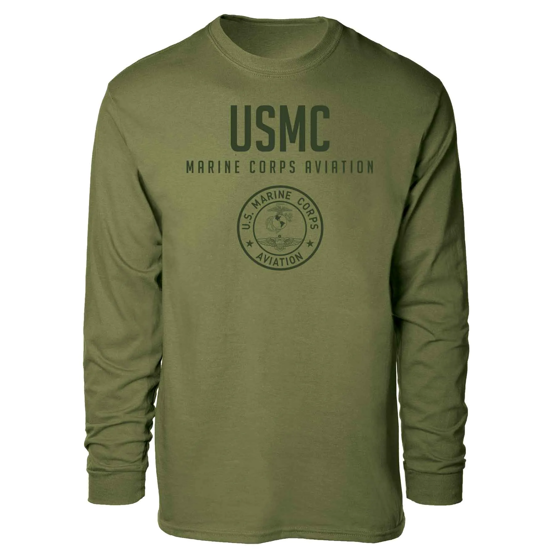 Marine Corps Aviation Tonal Long Sleeve T-shirt