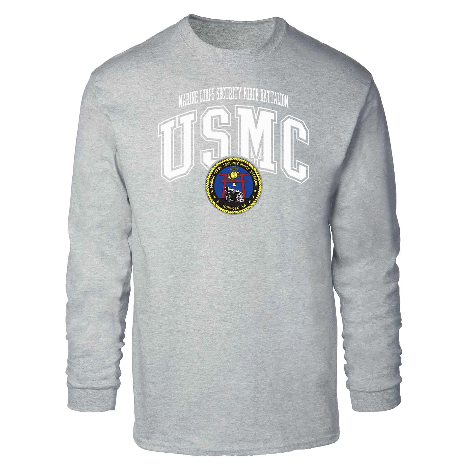 Marine Corps Security Force Arched Long Sleeve T-shirt