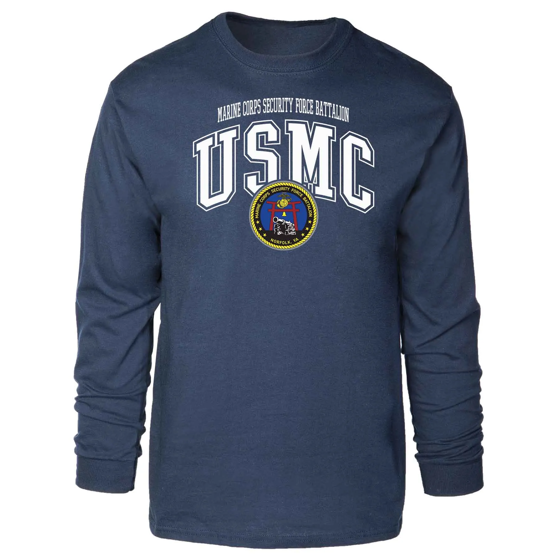 Marine Corps Security Force Arched Long Sleeve T-shirt