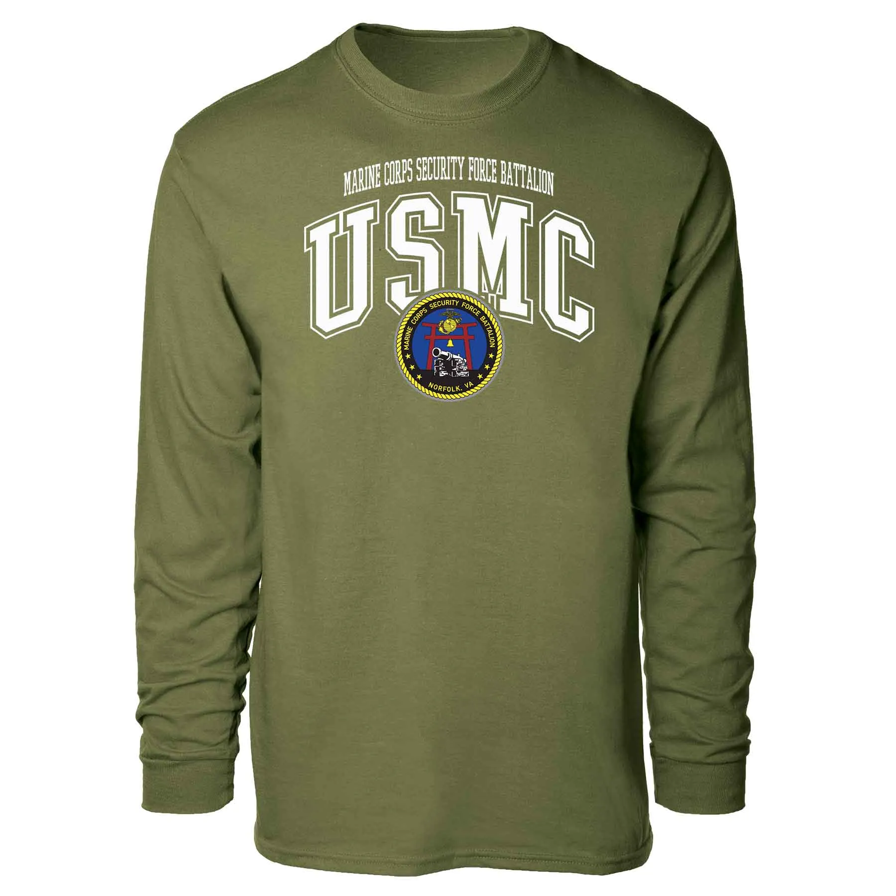 Marine Corps Security Force Arched Long Sleeve T-shirt