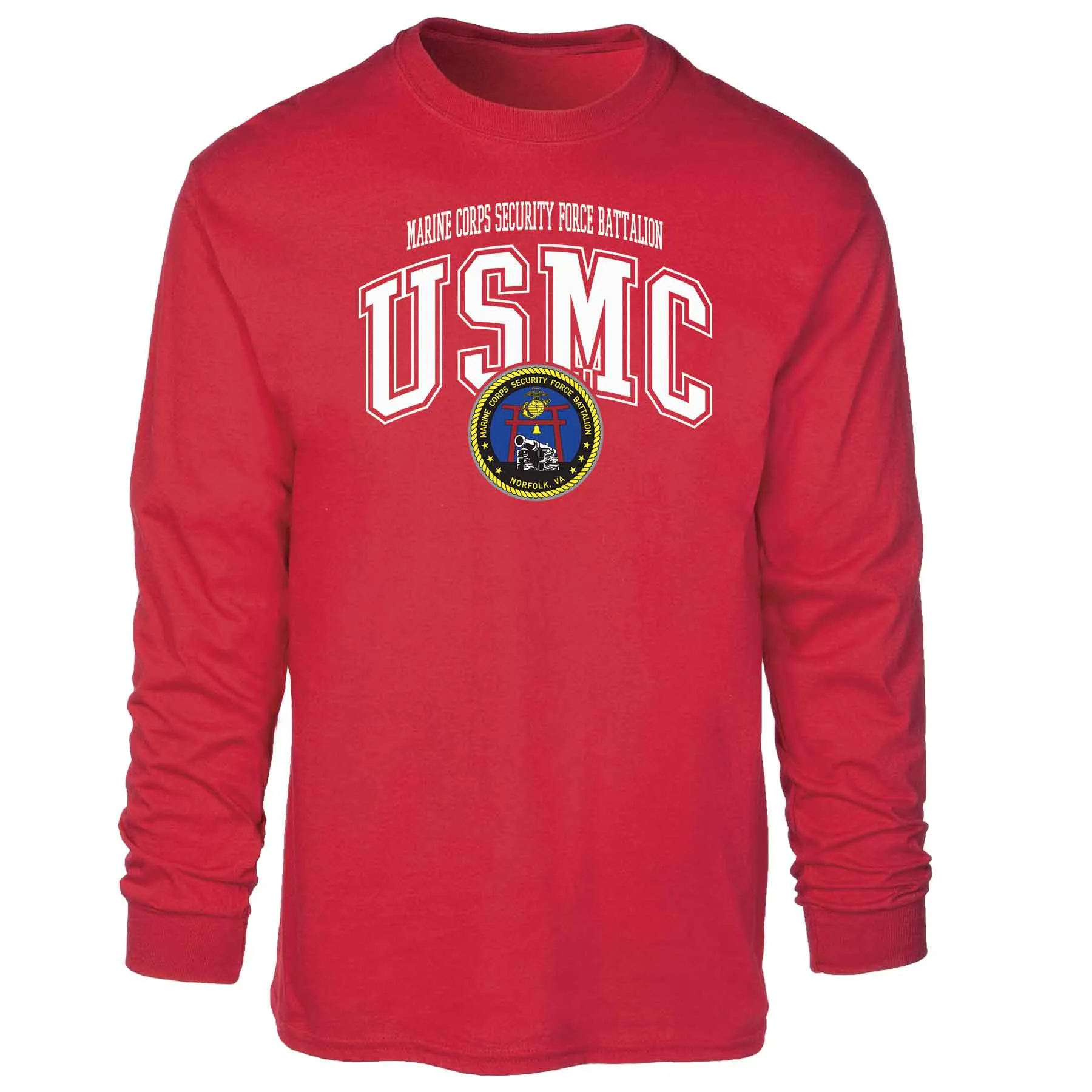 Marine Corps Security Force Arched Long Sleeve T-shirt