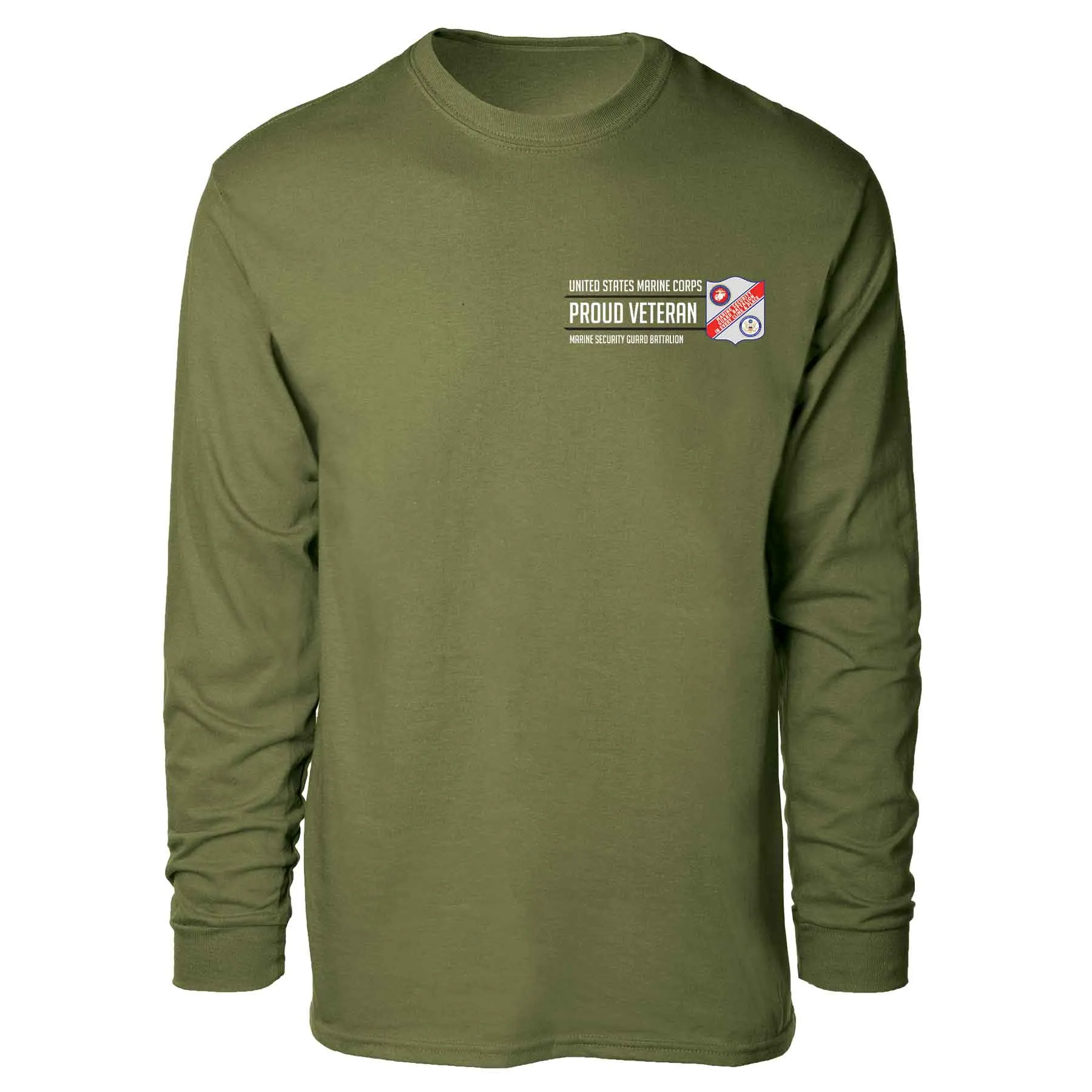 Marine Security Guard Proud Veteran Long Sleeve T-shirt