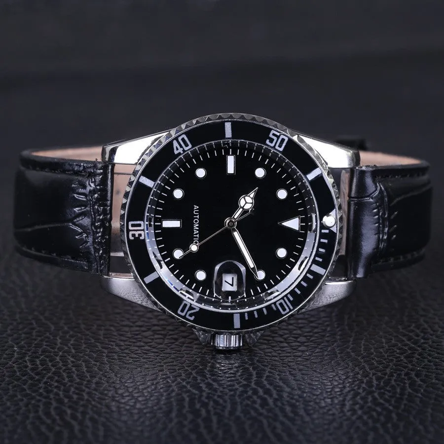 Men's Fashion Casual Belt Automatic Mechanical Watch