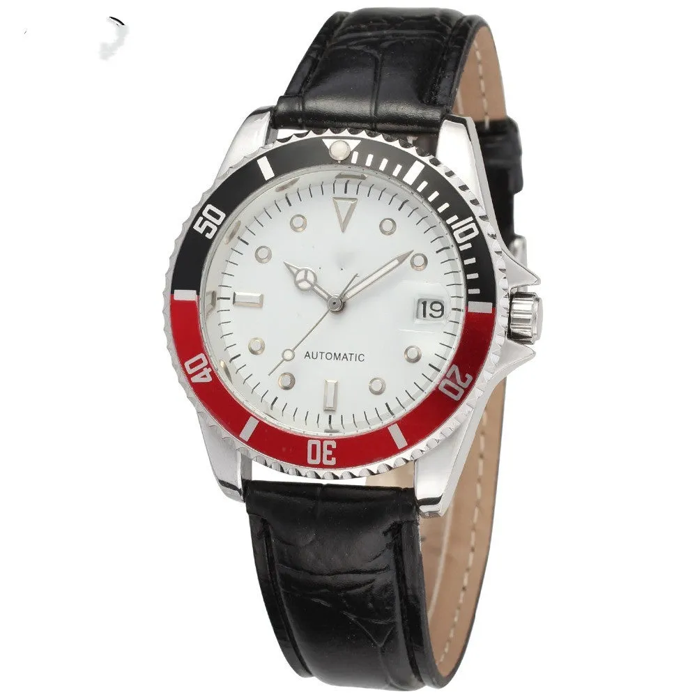 Men's Fashion Casual Belt Automatic Mechanical Watch