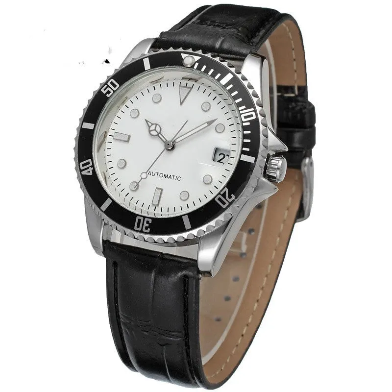 Men's Fashion Casual Belt Automatic Mechanical Watch