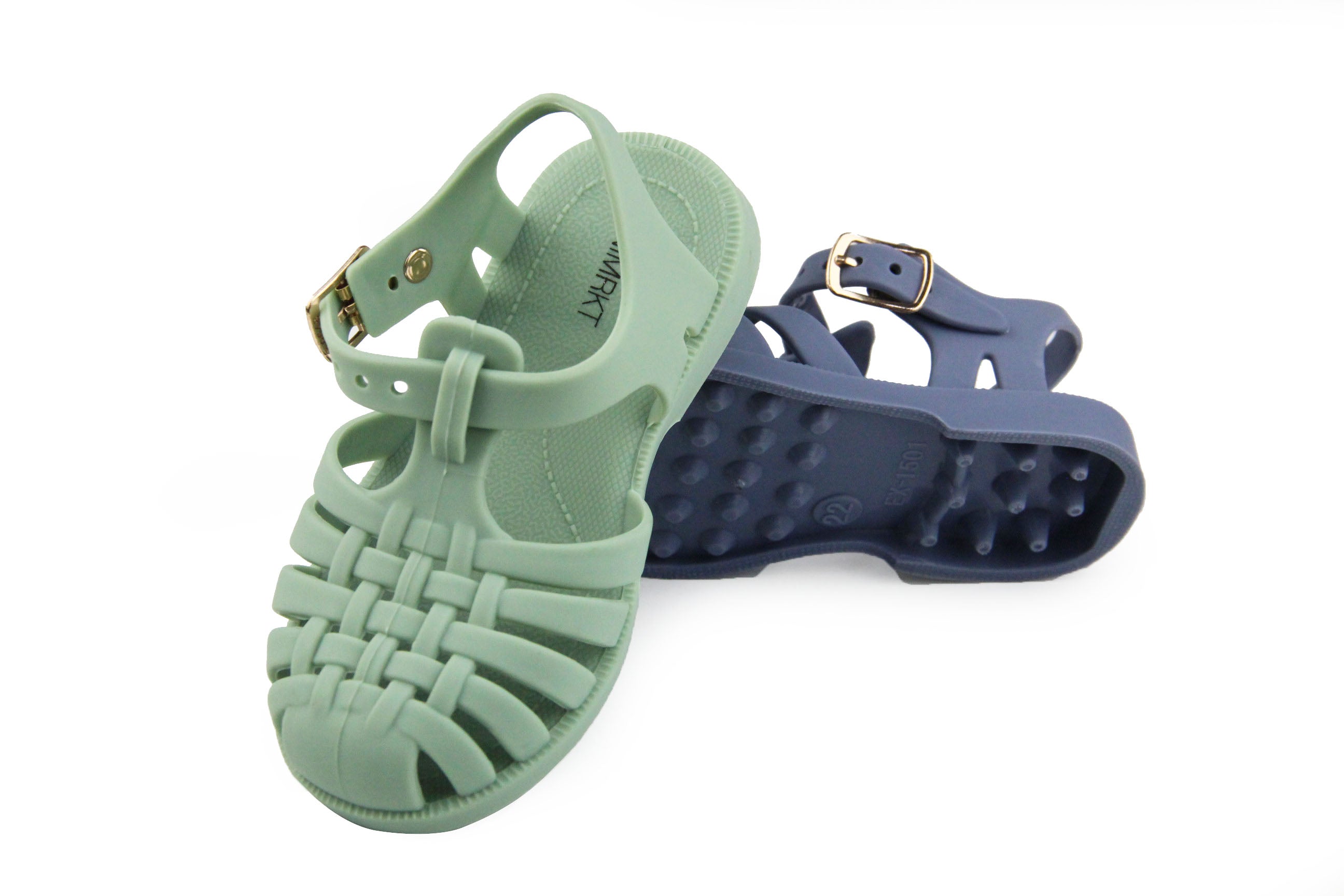 Minimrkt Classic Jelly Sandal - Sky Blue