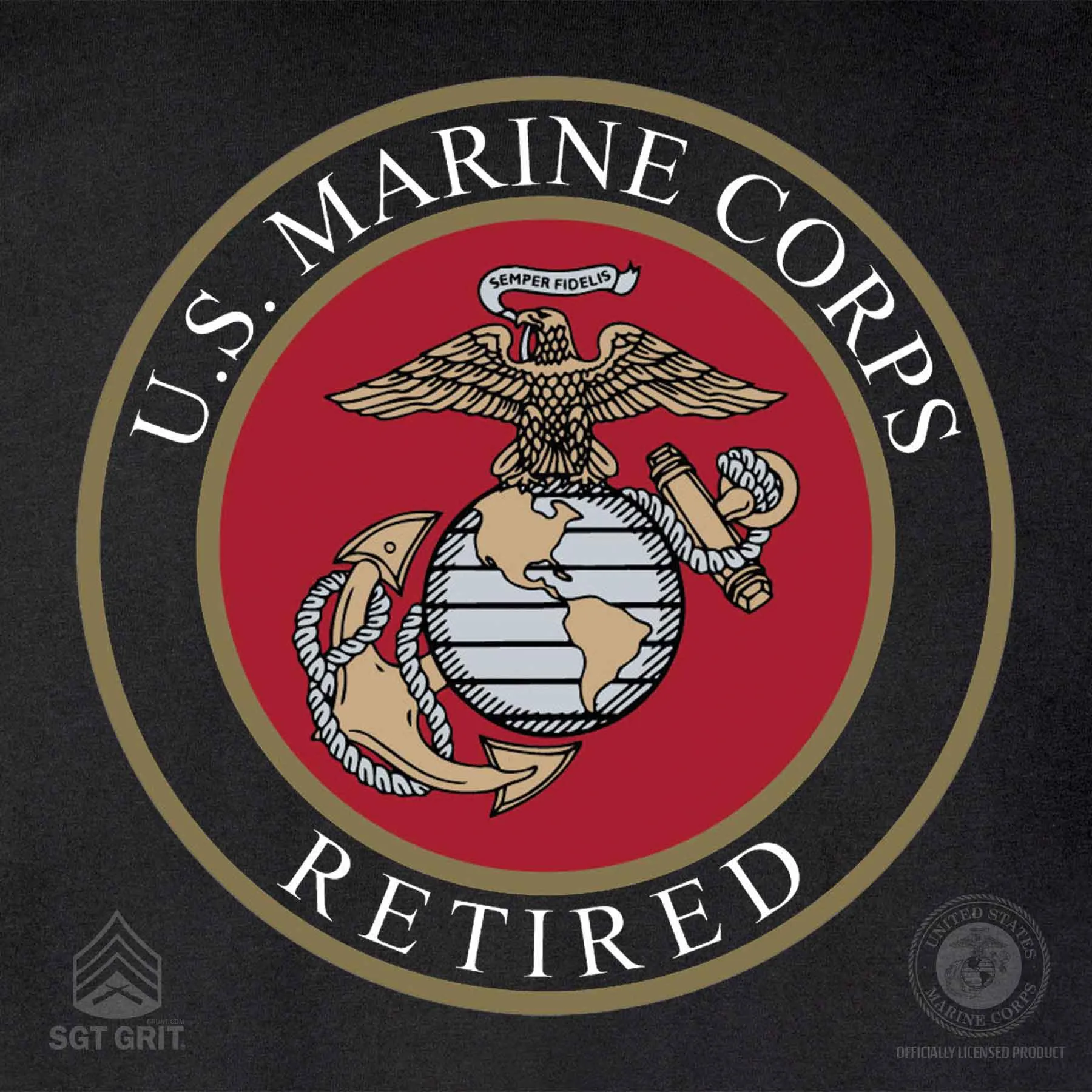 Personalized Marine Corps EGA Emblem T-shirt