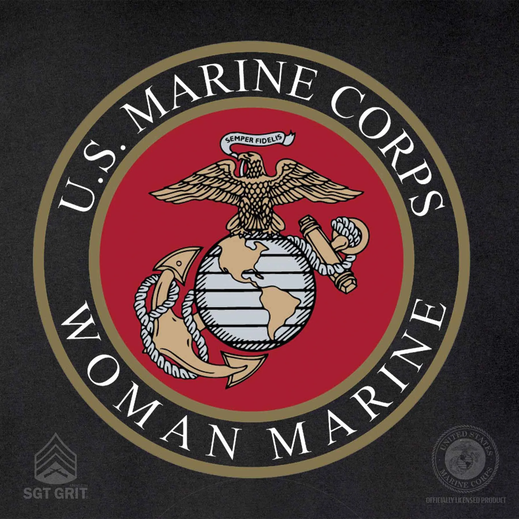 Personalized Marine Corps EGA Emblem T-shirt