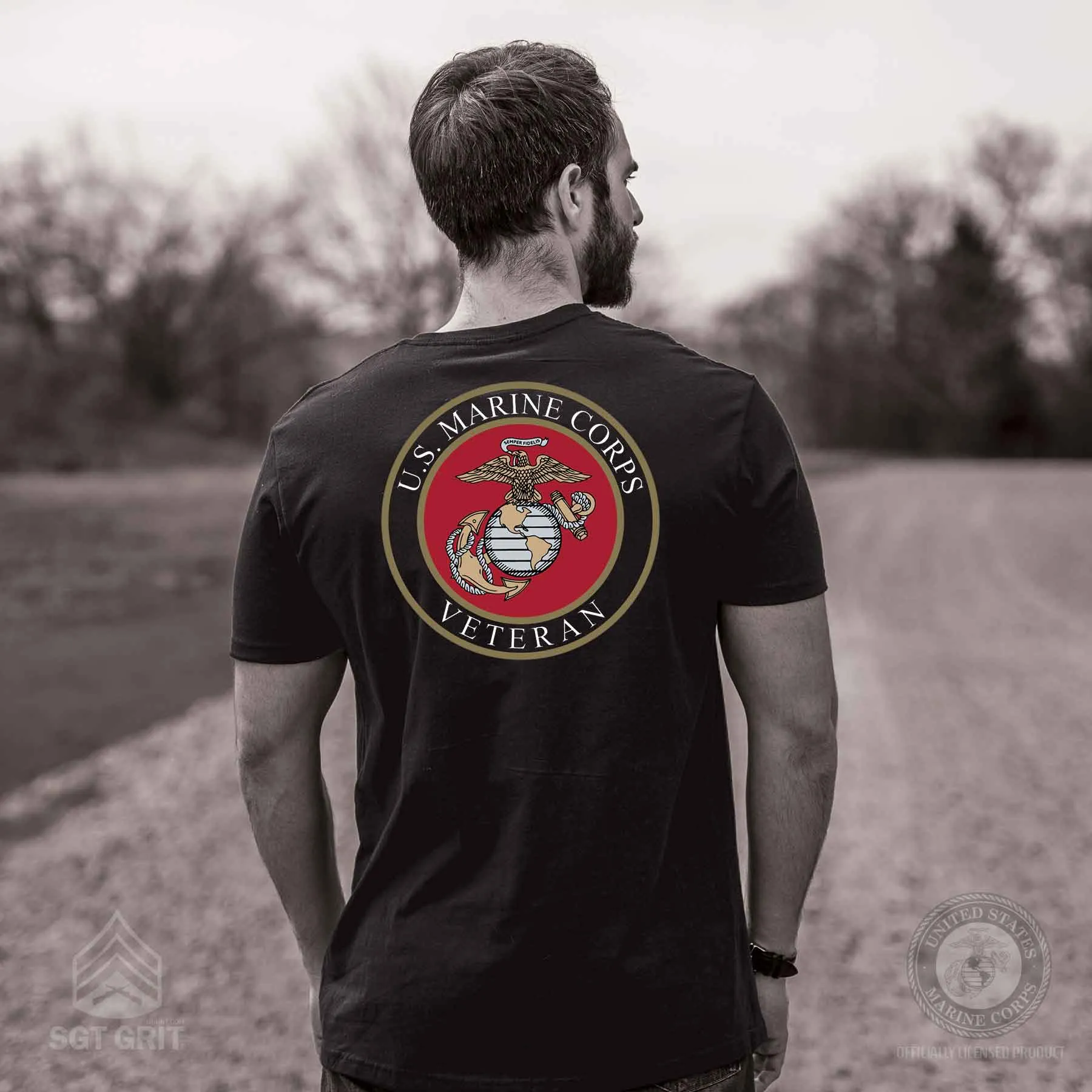 Personalized Marine Corps EGA Emblem T-shirt