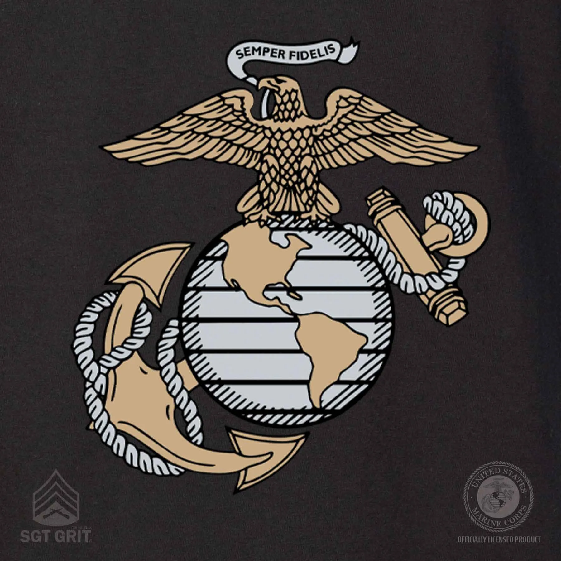 Personalized Marine Corps EGA Emblem T-shirt