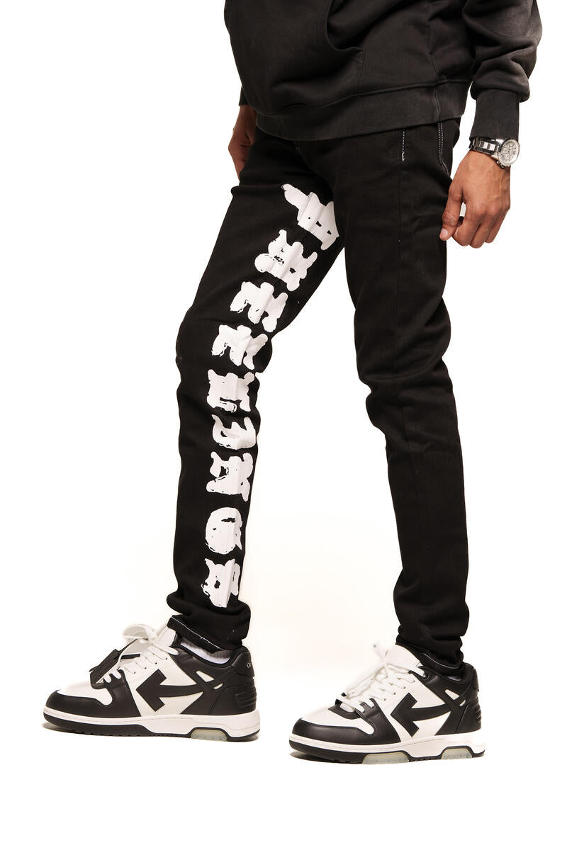 PHEELINGS BREAK FREE SKINNY DENIM (JET BLACK)