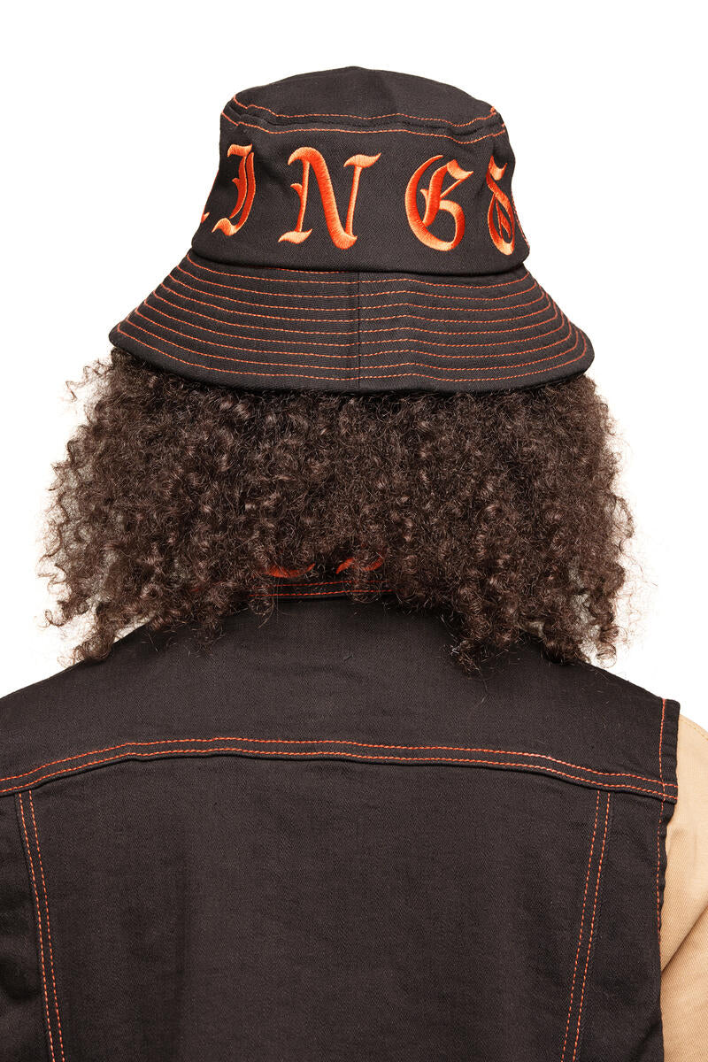 PHEELINGS DEFYING ODDS BUCKET HAT (JET BLACK/ORANGE)