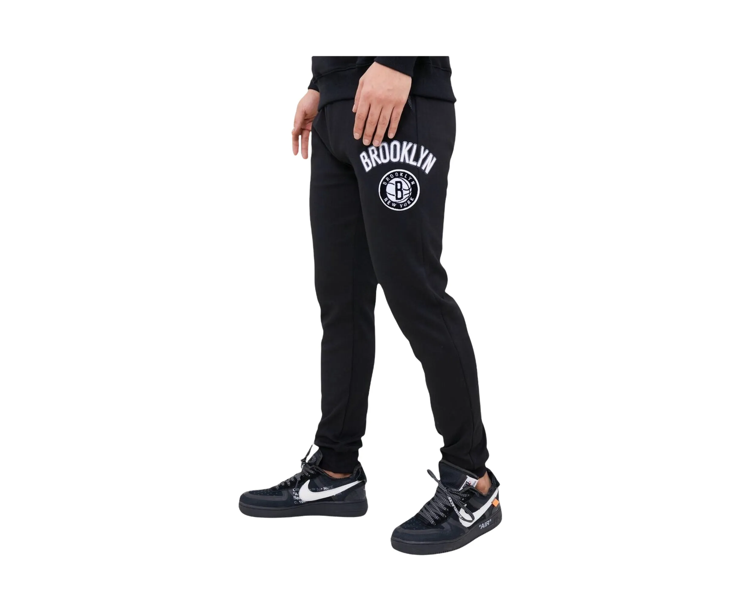 Pro Standard NBA Brooklyn Nets Stacked Logo Sweatpants