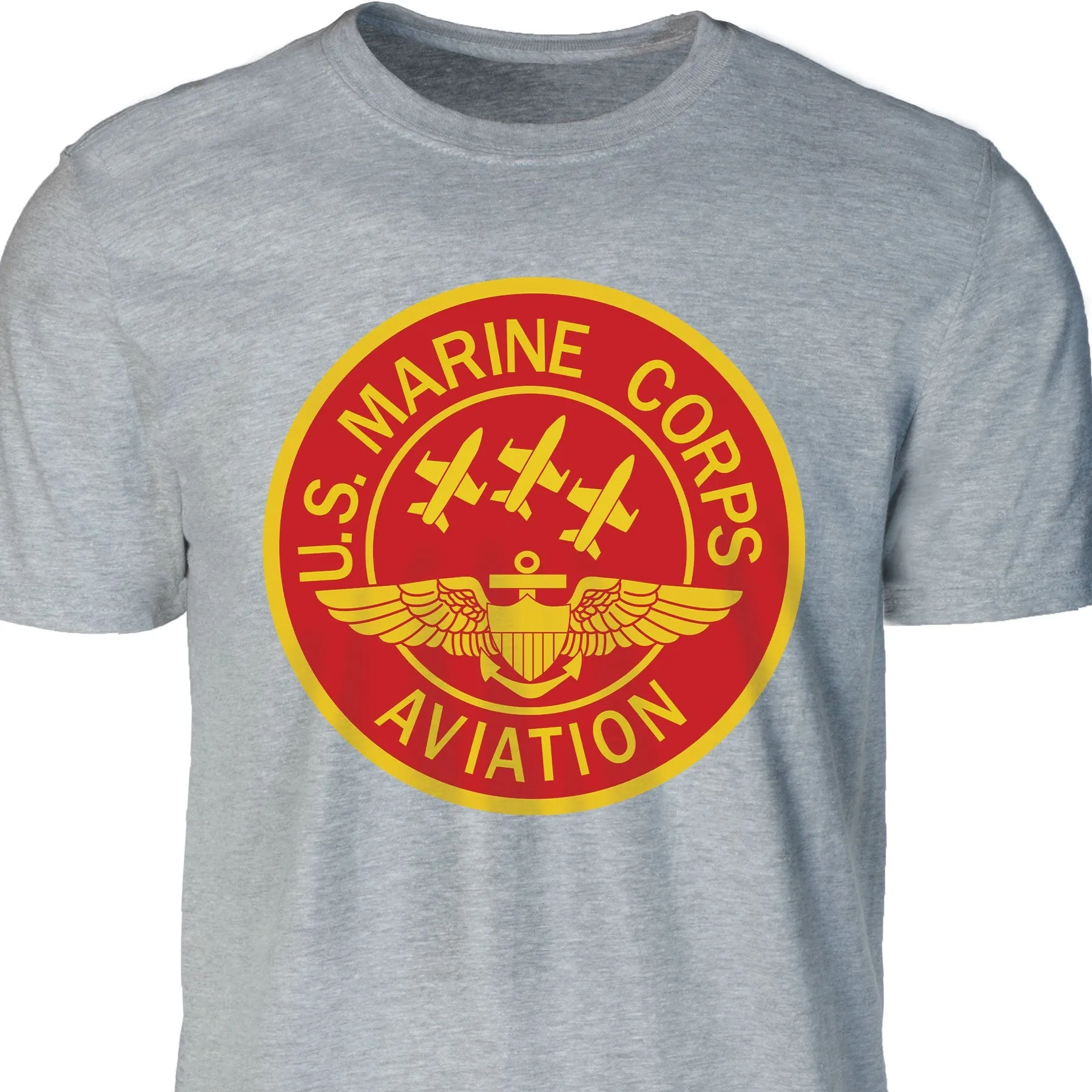 Red Marine Corps Aviation T-shirt