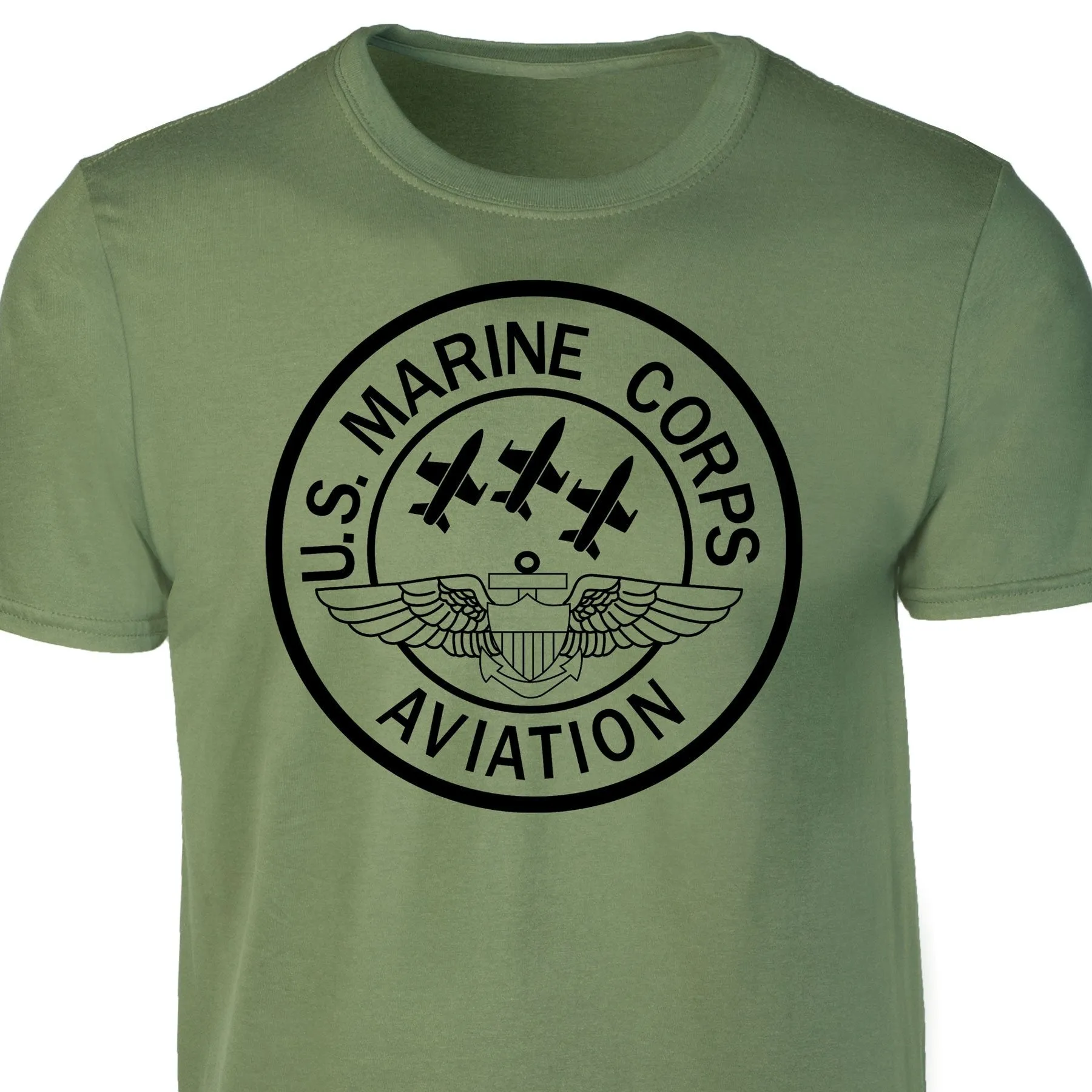 Red Marine Corps Aviation T-shirt