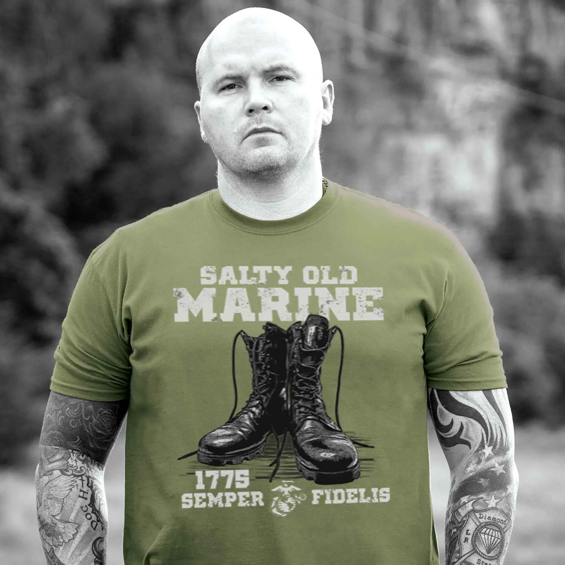 Salty Old Marine T-shirt