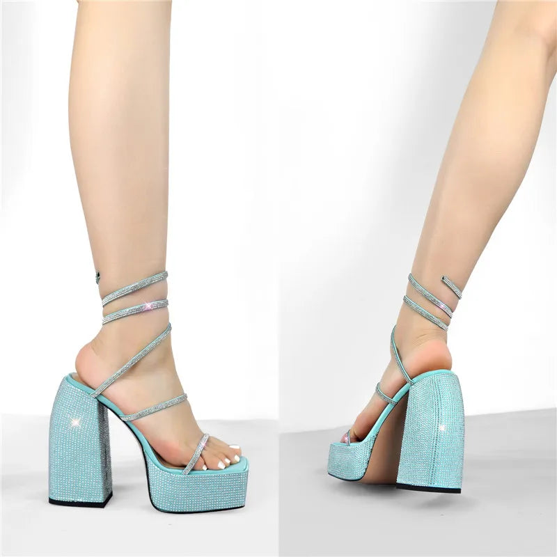 Sandals Queen Yilli (Sky Blue)